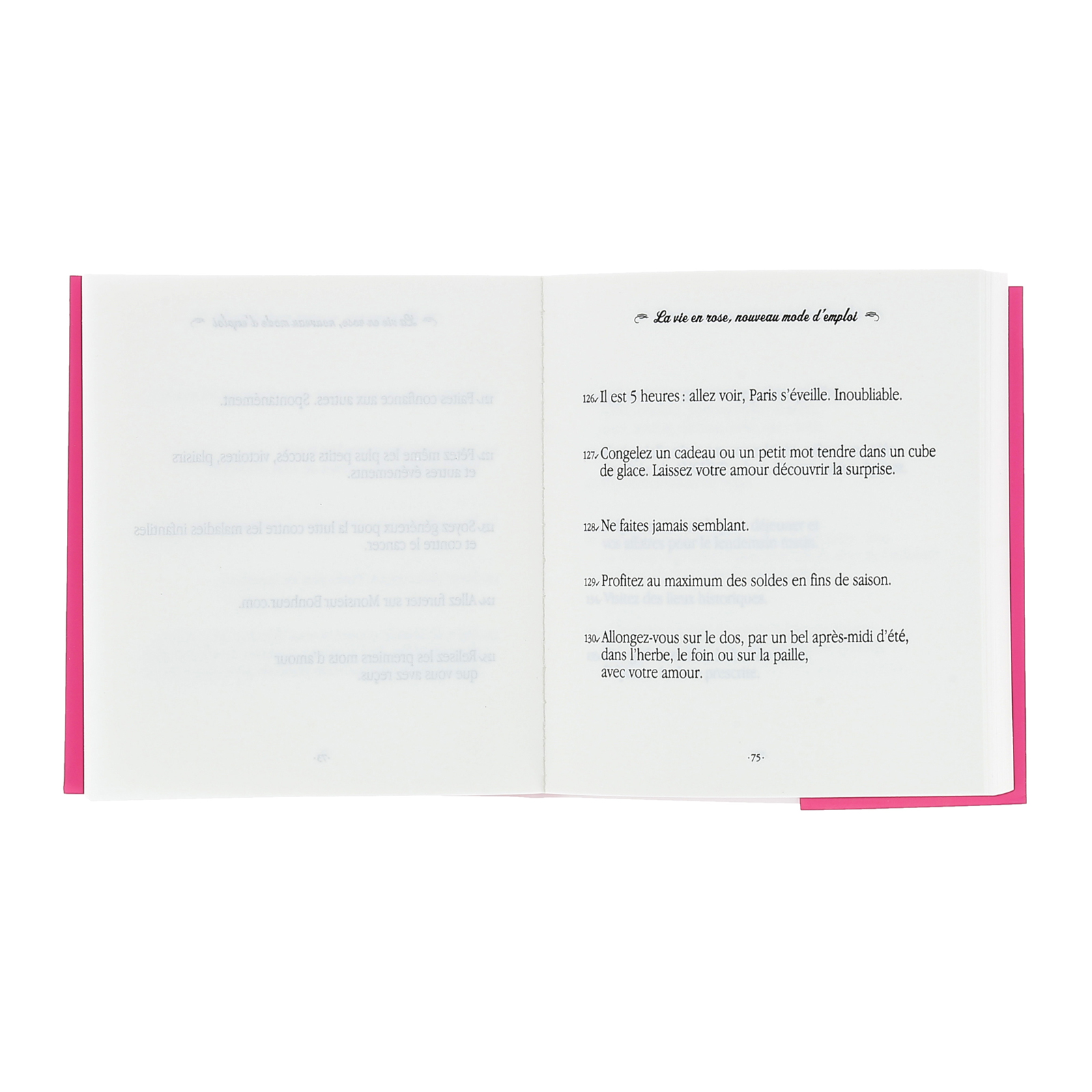 La Vie en rose (nouveau mode d�emploi) Nature &amp; Découvertes