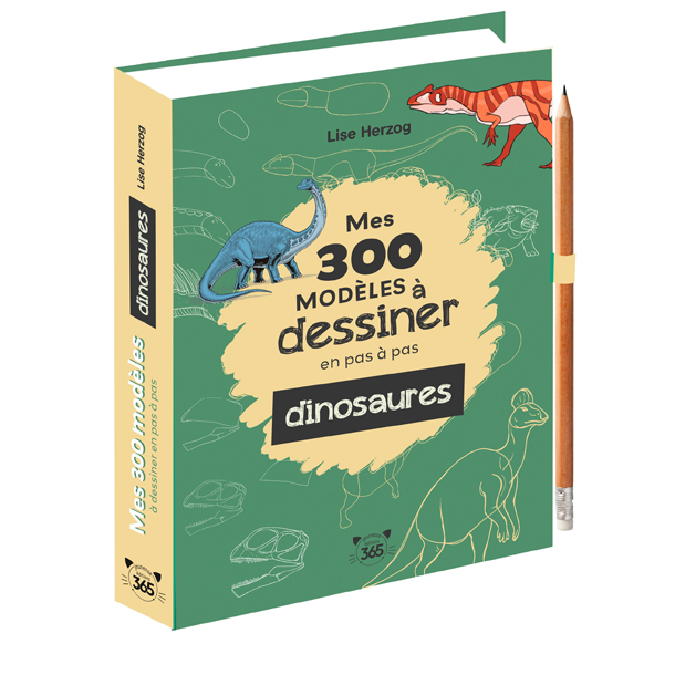 Mes 300 modèles à dessiner dinosaures