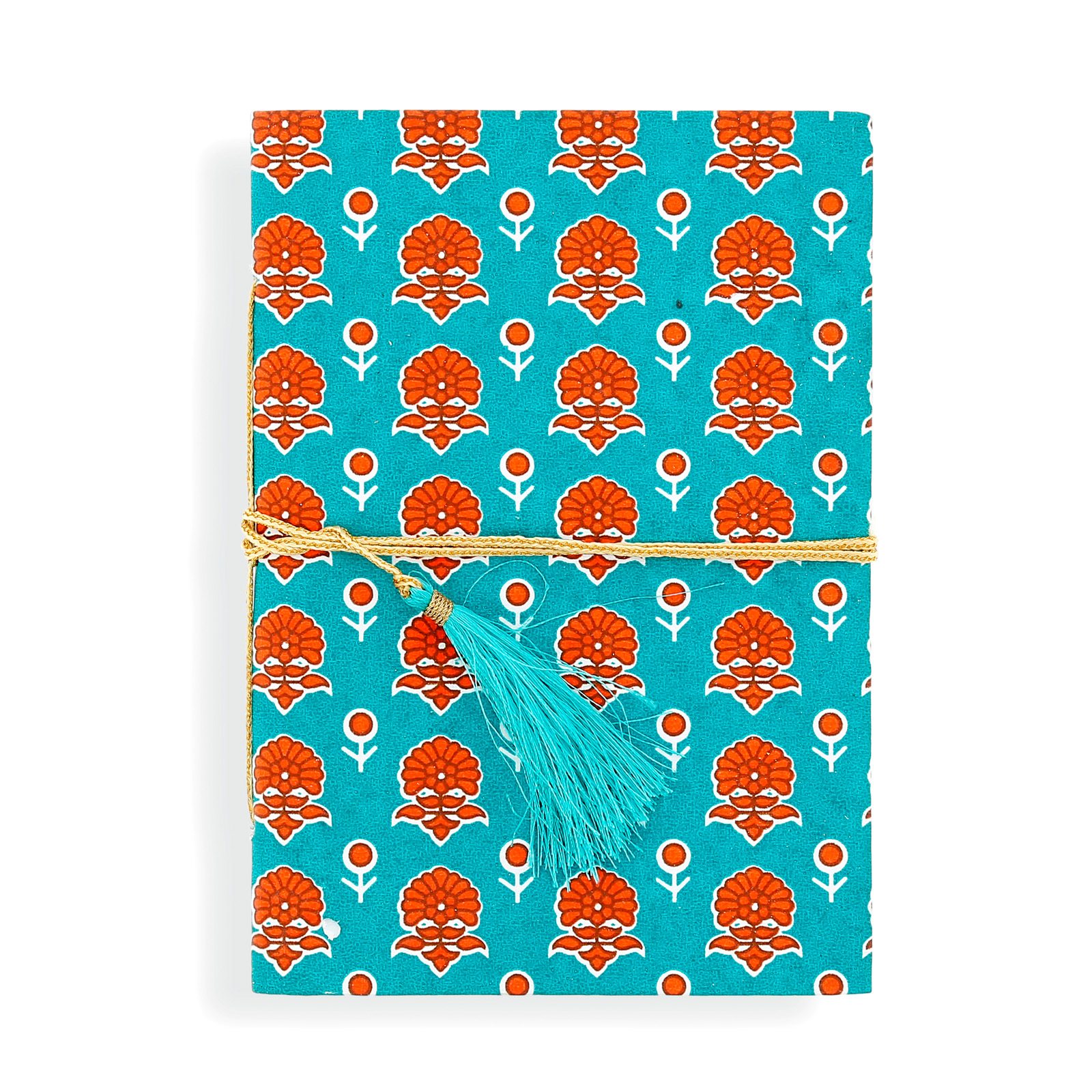 Carnet de voyage turquoise/orange