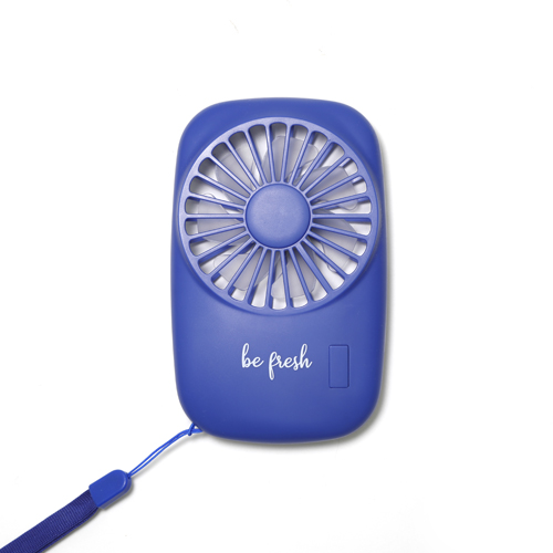 Mini ventilateur autonome rechargeable Bleu