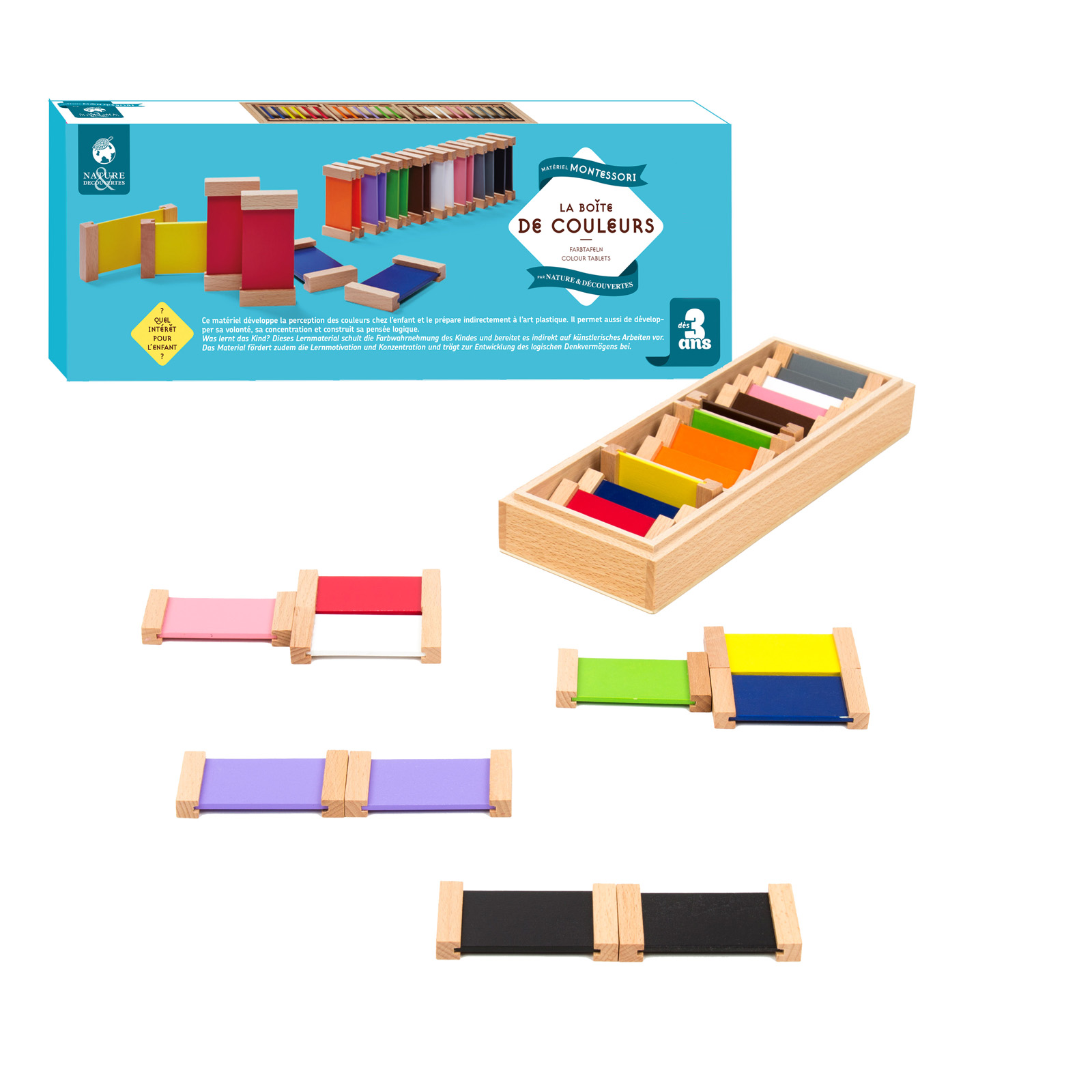 MONTESSORI LA BOITE DE COULEURS