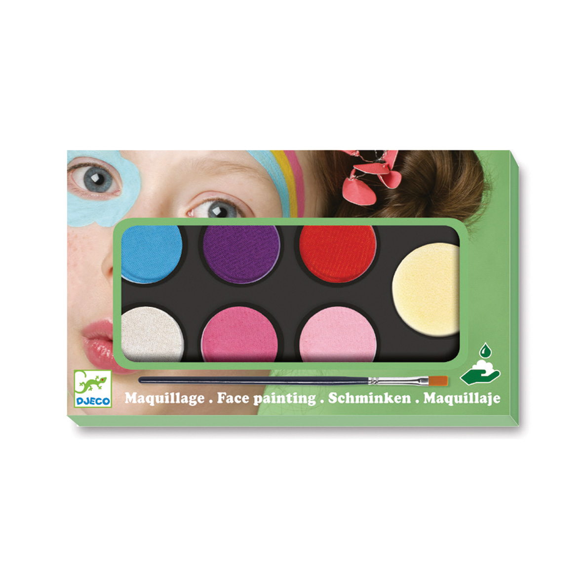 Palette maquillage 6 couleurs Sweet