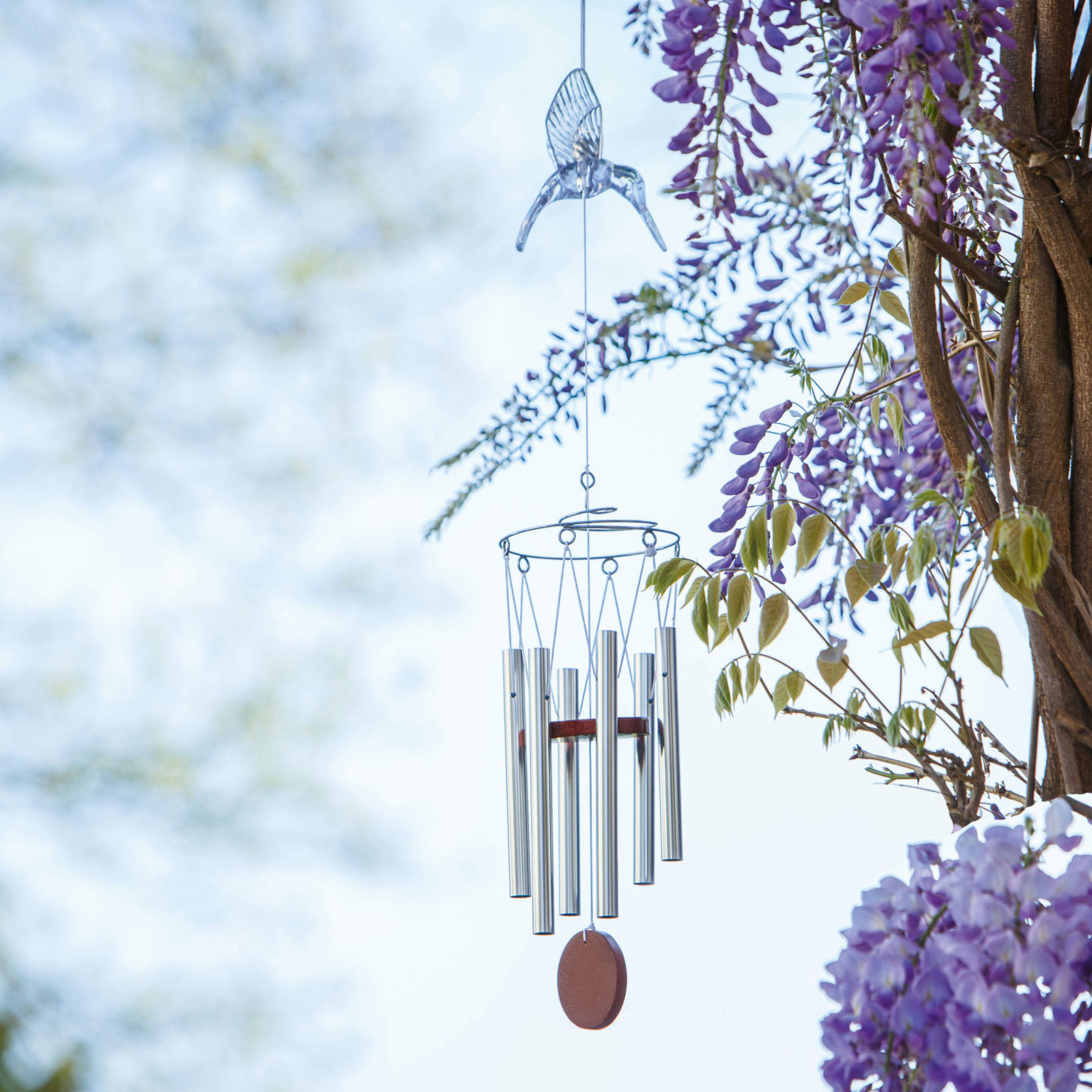 Carillon colibri solaire