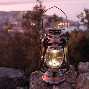 Lampe tempête solaire/USB