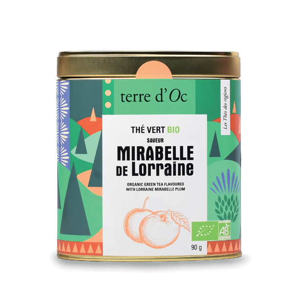 Thé vert mirabelle de Lorraine bio