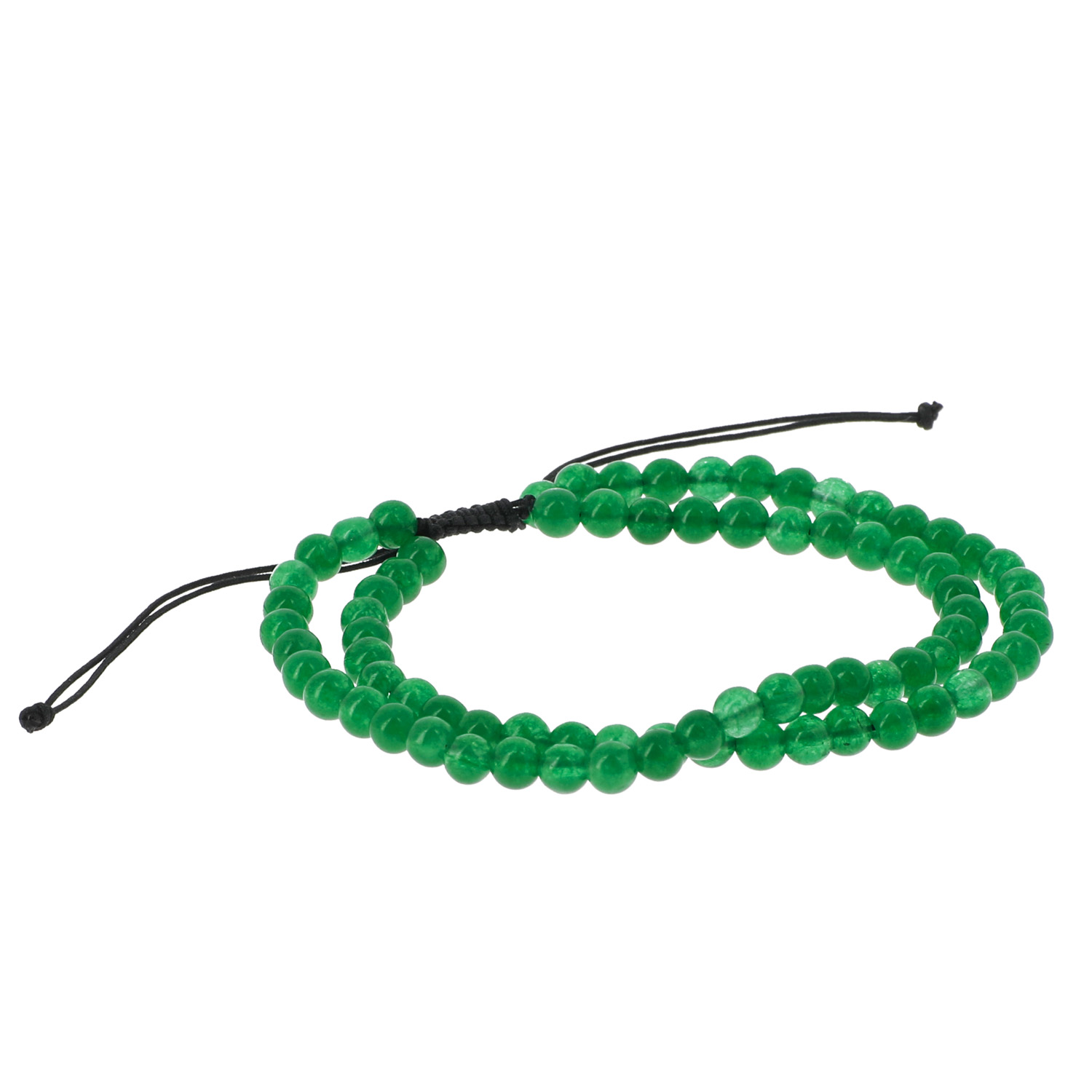 Bracelet fin Quartz vert