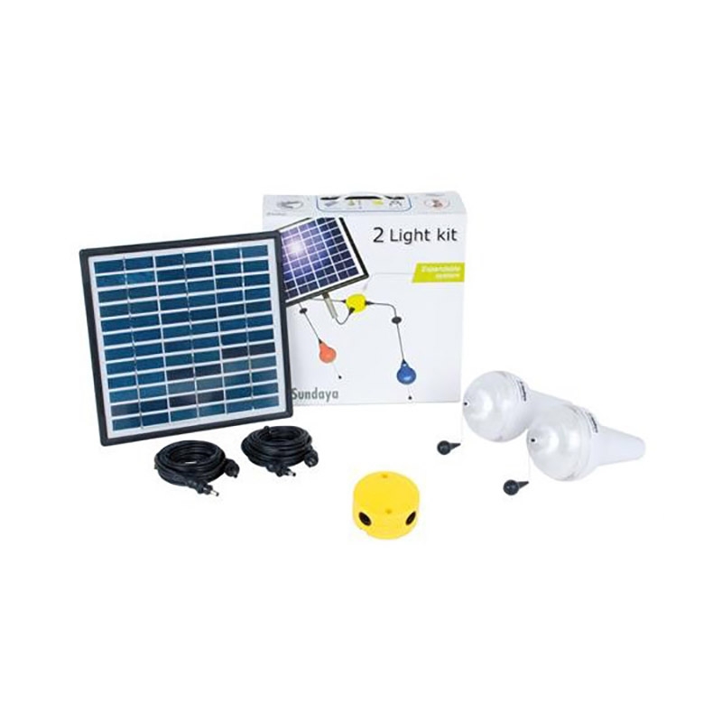 Kit solaire d'éclairage 2 ulitium 200 su