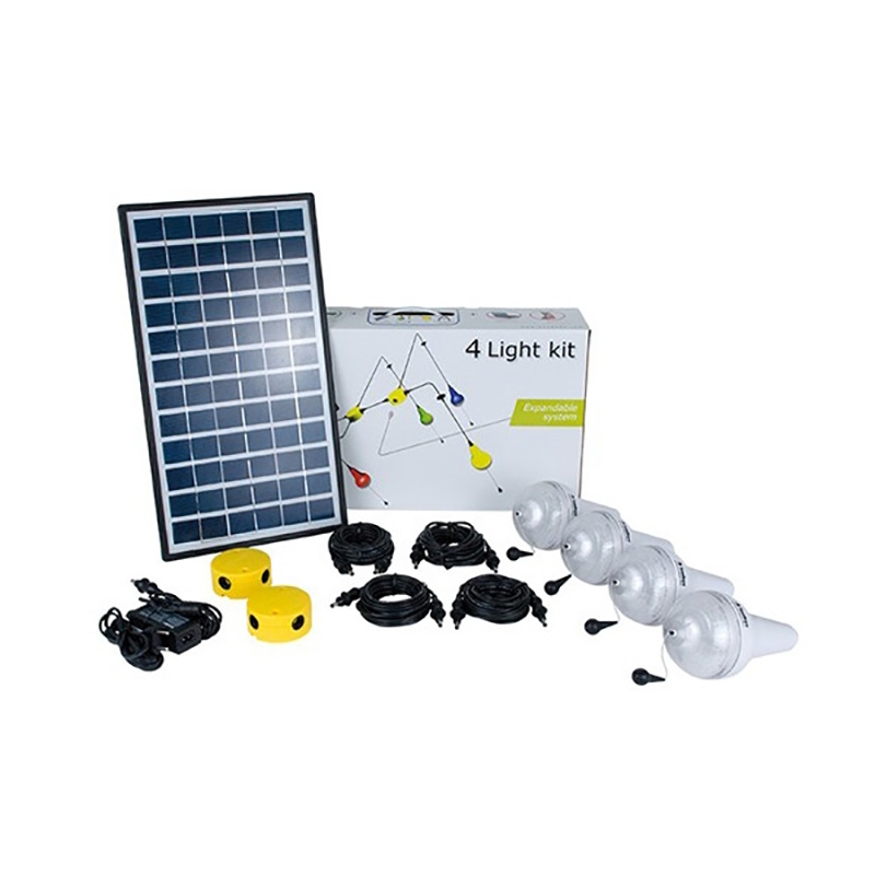 Kit solaire d'éclairage 4 ulitium 200 su