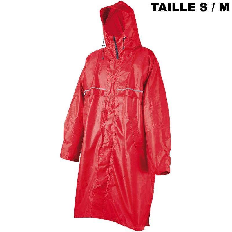 Poncho camp cagoule front zip taille s/m
