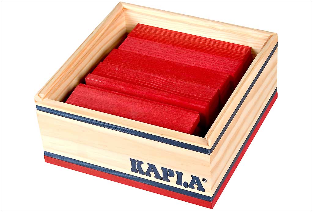 Kapla rouges - les carrés couleurs