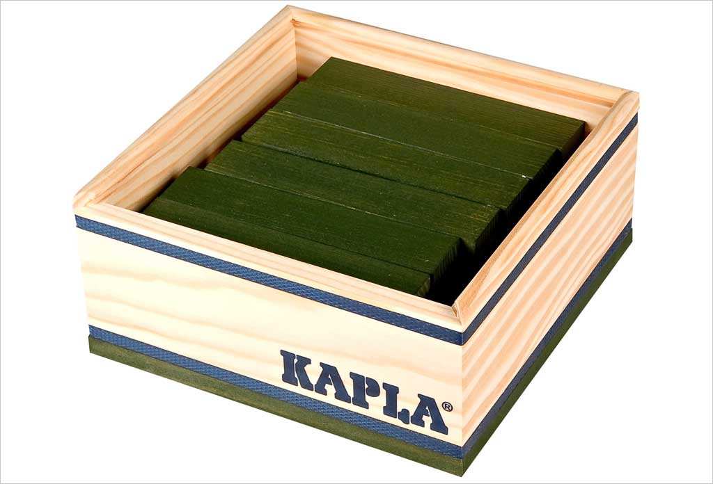 Kapla verts - les carrés couleurs