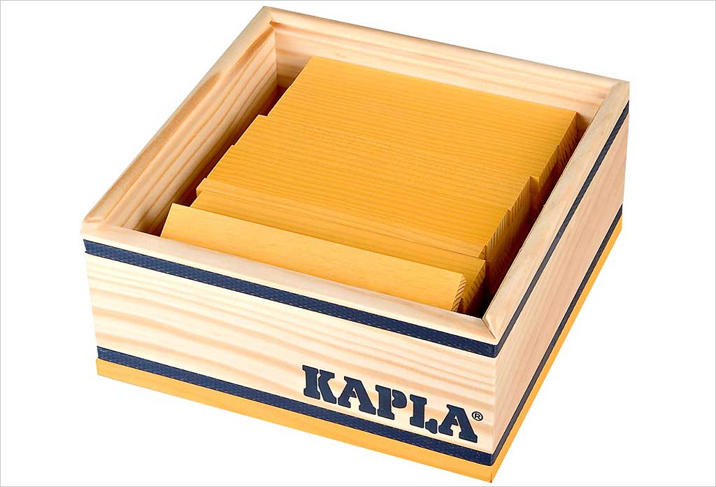 Kapla jaunes - les carrés couleurs