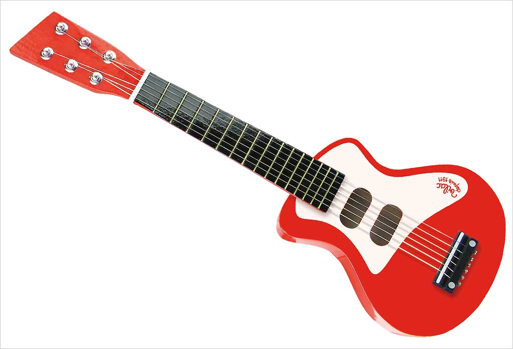 Guitare rock rouge vilac