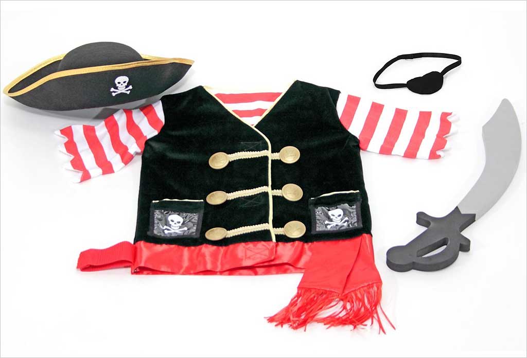 Costume de pirate 3 - 6 ans