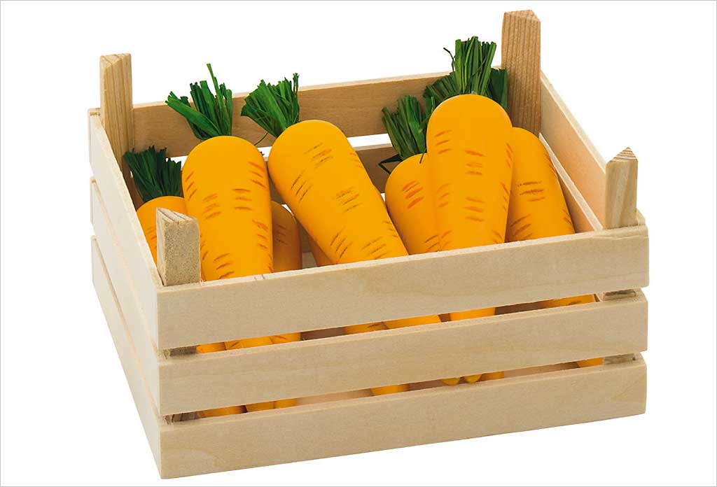 Légumes en bois goki -  carottes