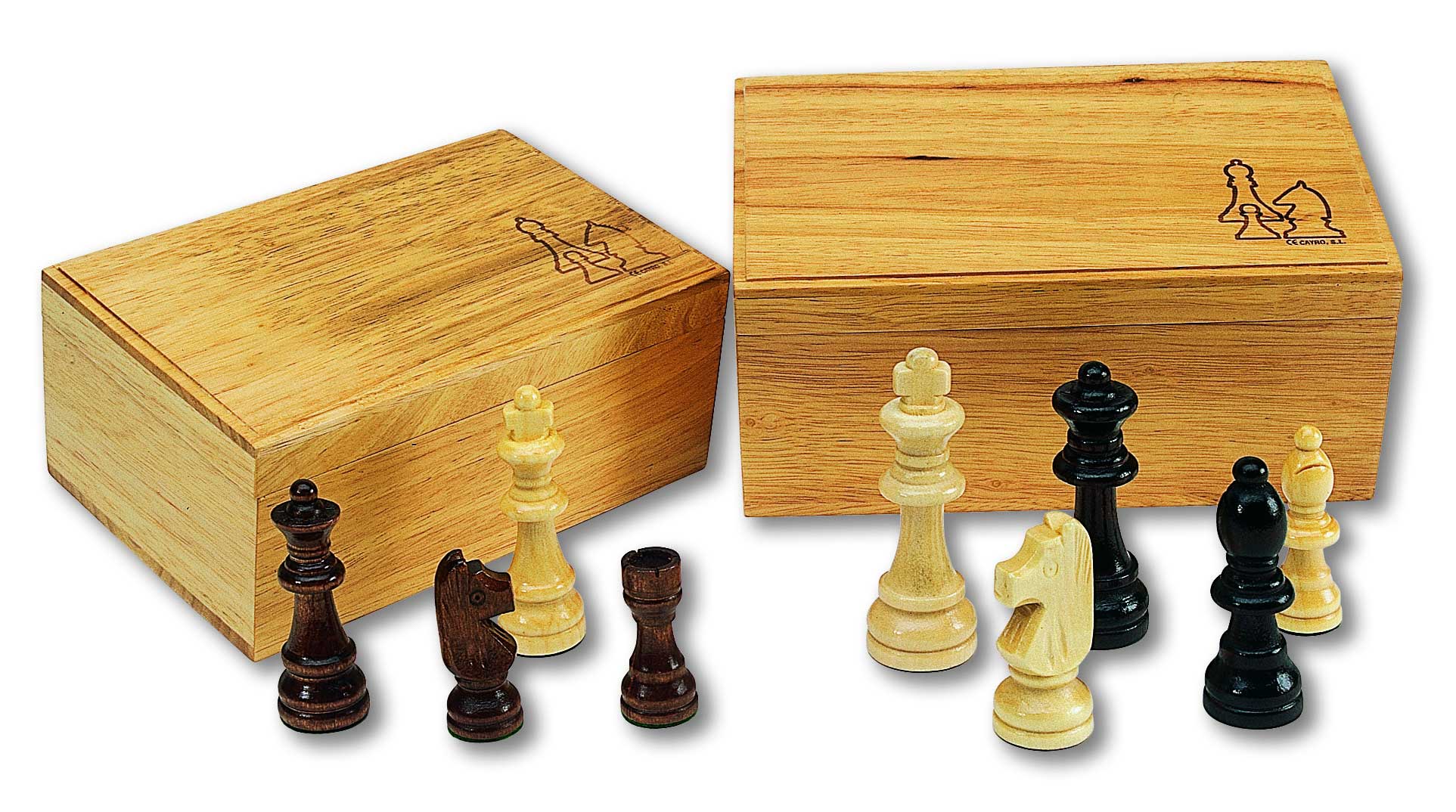 Figurines d'échecs - roi de 9 cm de haut