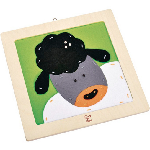 Wooly sheep embroidery kit by hape kit d