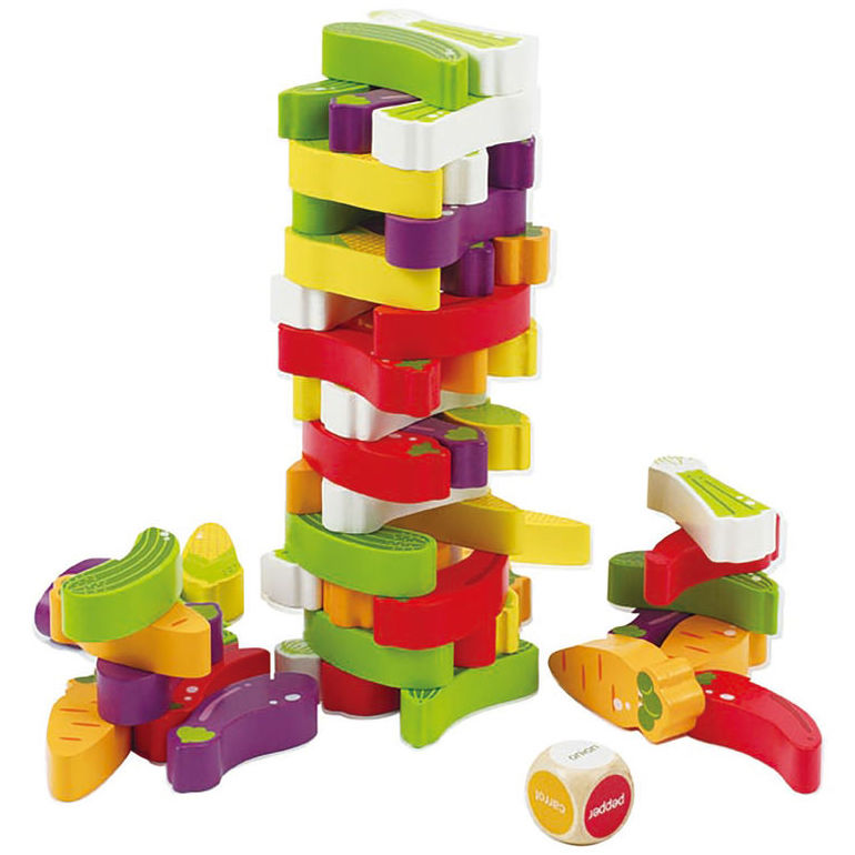 Jeu amusant enfant stacking veggie game