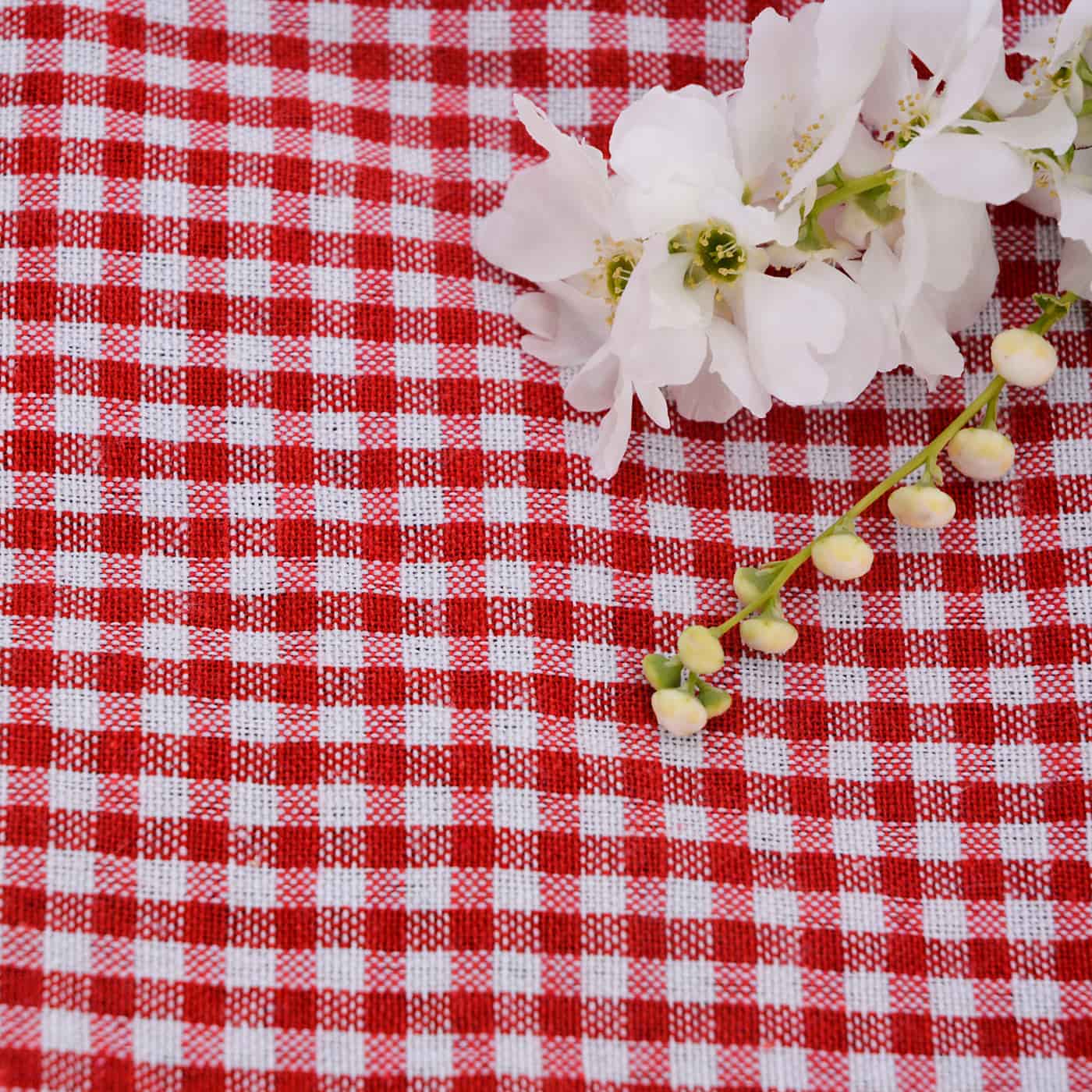 Nappe pique-nique à revers imperméable bleu et blanc Les Jardins De La