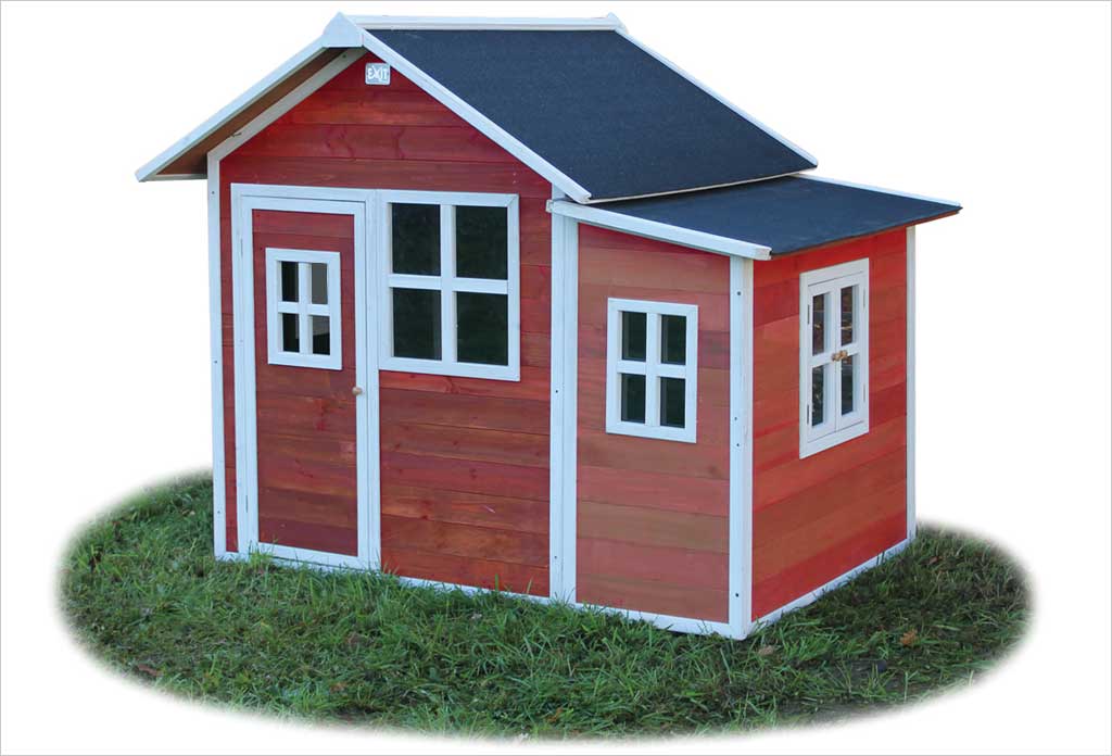 Cabane enfant rouge loft 150