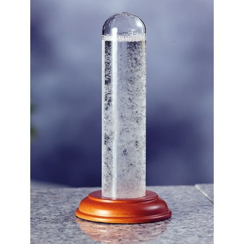 Baromètre de fitzroy en verre 17 cm