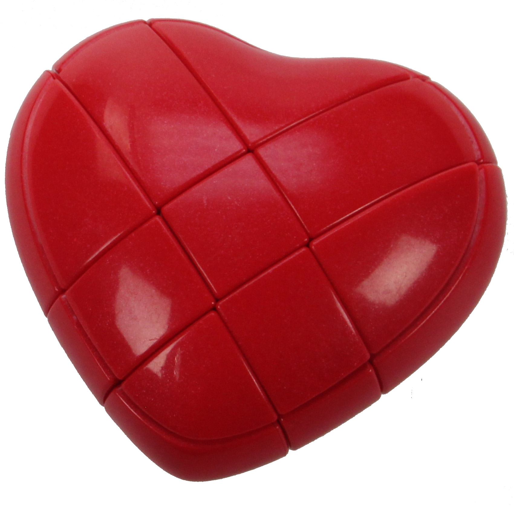 Rubik's cube : coeur rouge