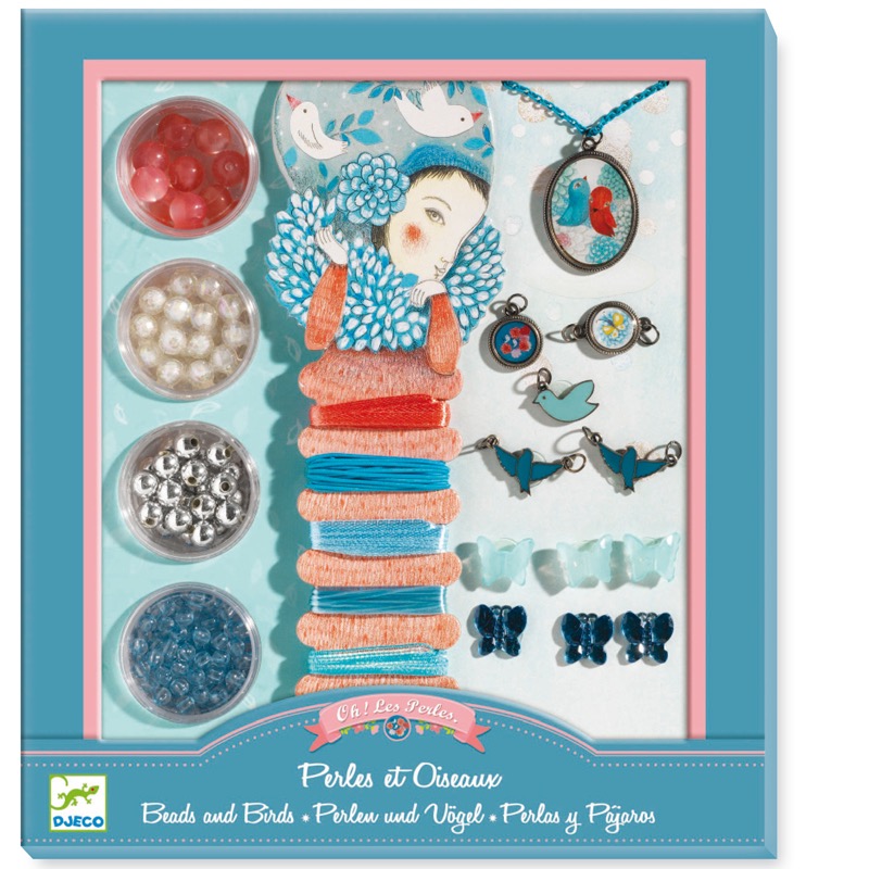 Kit bijoux créatifs perles et oiseaux