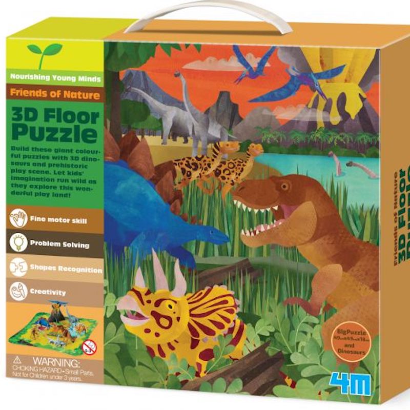 Guyode 16 Pièces Kit Bricolage Enfant Puzzle Dinosaure, Bricolage Dinosaur En Bois Kit Peinture Enfant Activité Manuelle, Loisir Creatif Loisirs Créatifs Jouet (Dinosaure