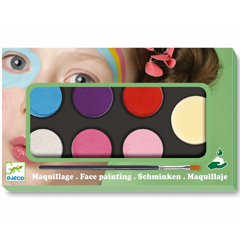 6 palettes maquillage +3y sweet djeco