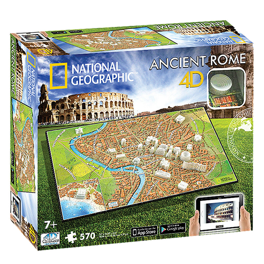 Puzzle 4d rome antique - national geogra
