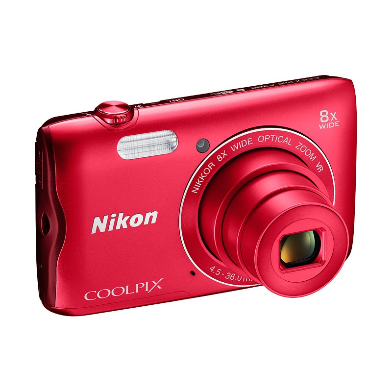 Compact coolpix a300 rouge