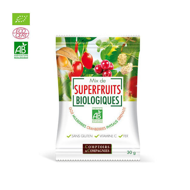 Mix superfruits bio goji, cranberries, m