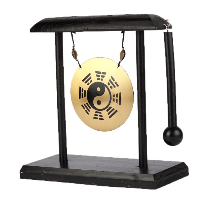 Gong sur socle - yin yang