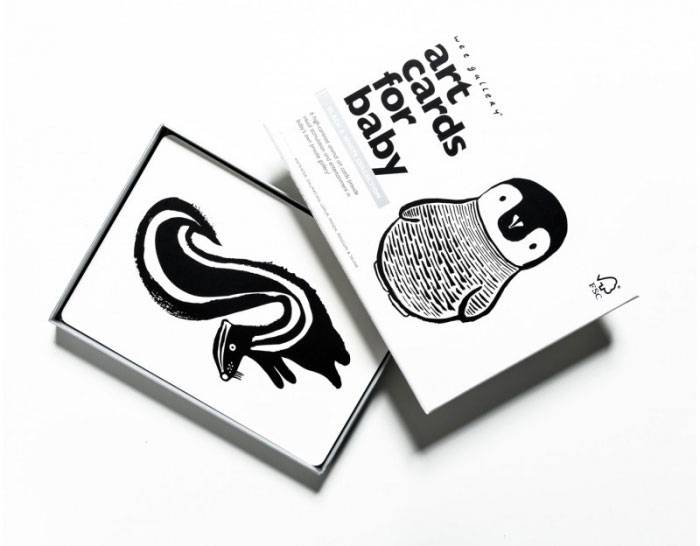 Cartes imagier animaux - black and white