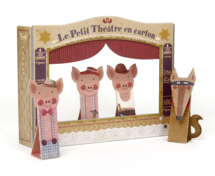 Théâtre et marionnettes en carton