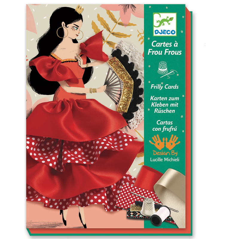 Cartes frou-frous 7-13y flamenco djeco