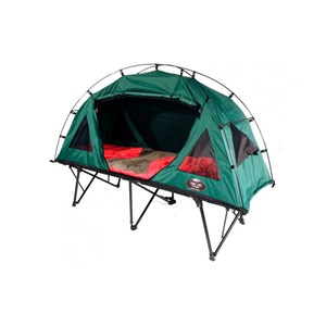 Tente Lit Surélevé Night Cat 1 Personne - Glamping & Camping - Armée Green