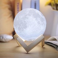 Lampe lune féérique 18cm