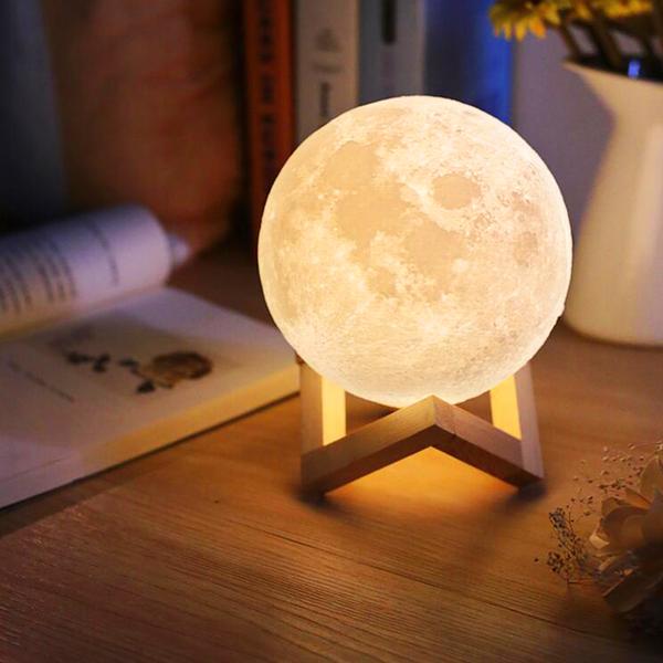 Lampe lune féérique 18cm Nature & Découvertes
