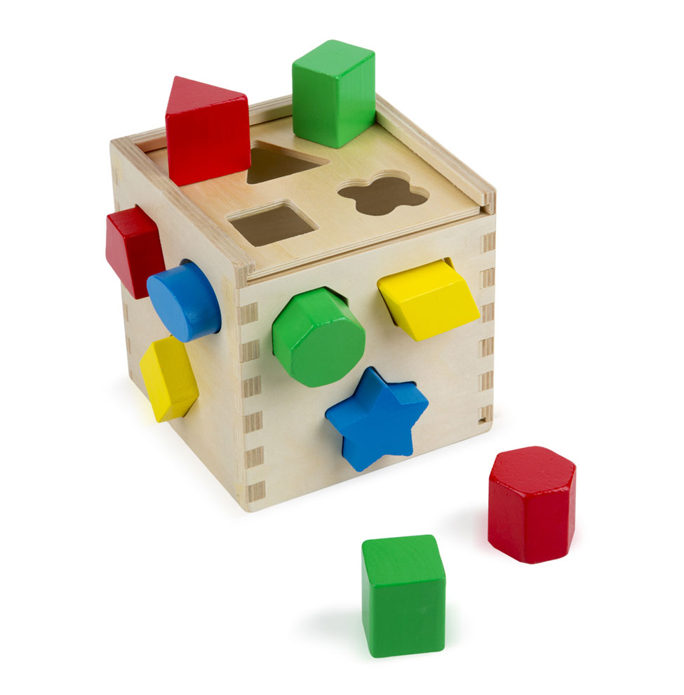 Cube de tri de formes