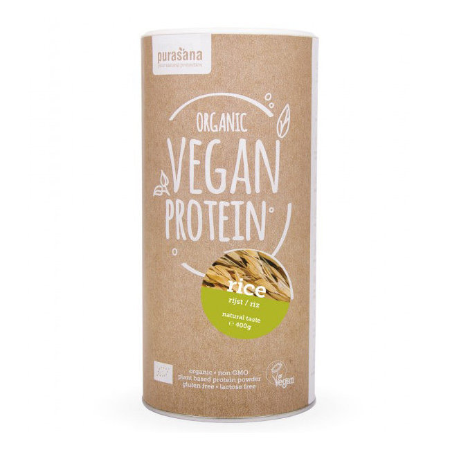 Protéine de riz nature bio - vegan - 400