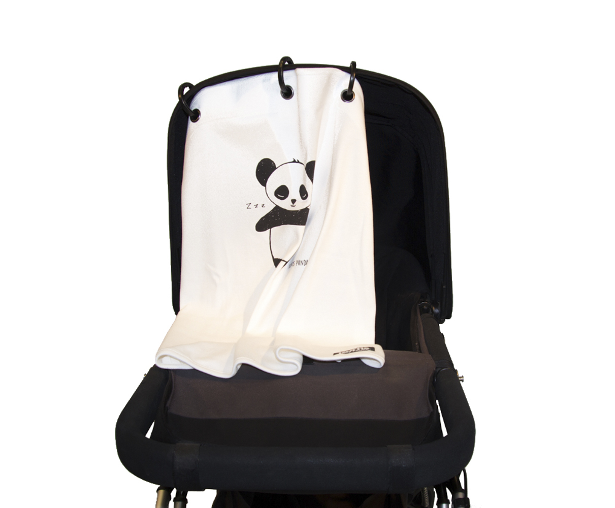 Baby peace panda - noir & blanc