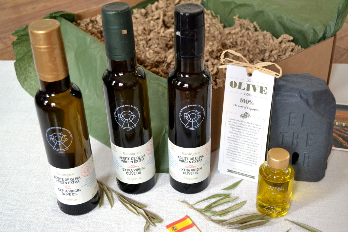Coffret bio tres-or huiles d'olives