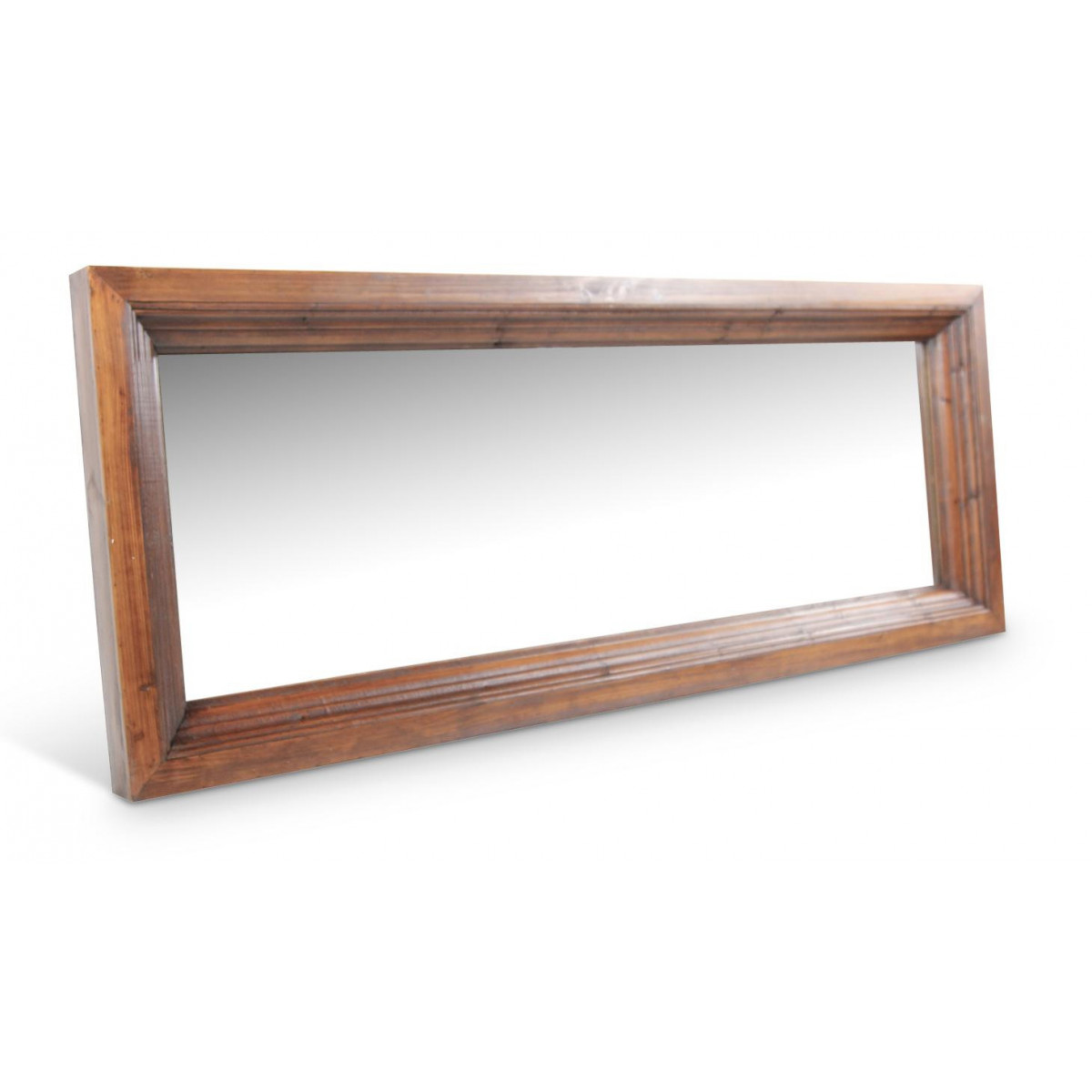 Miroir ancien rectangulaire bois
