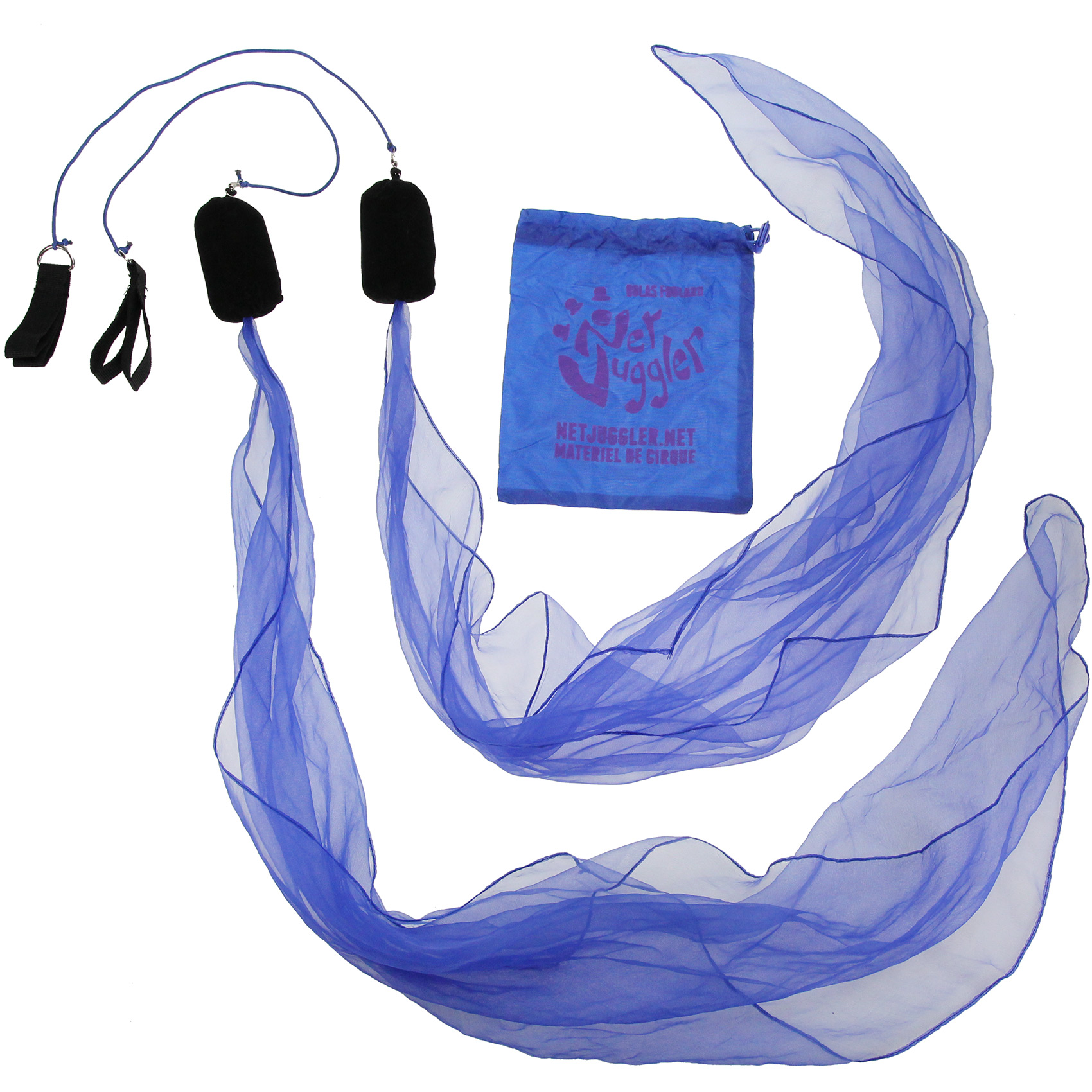Bolas foulard netjuggler bleu