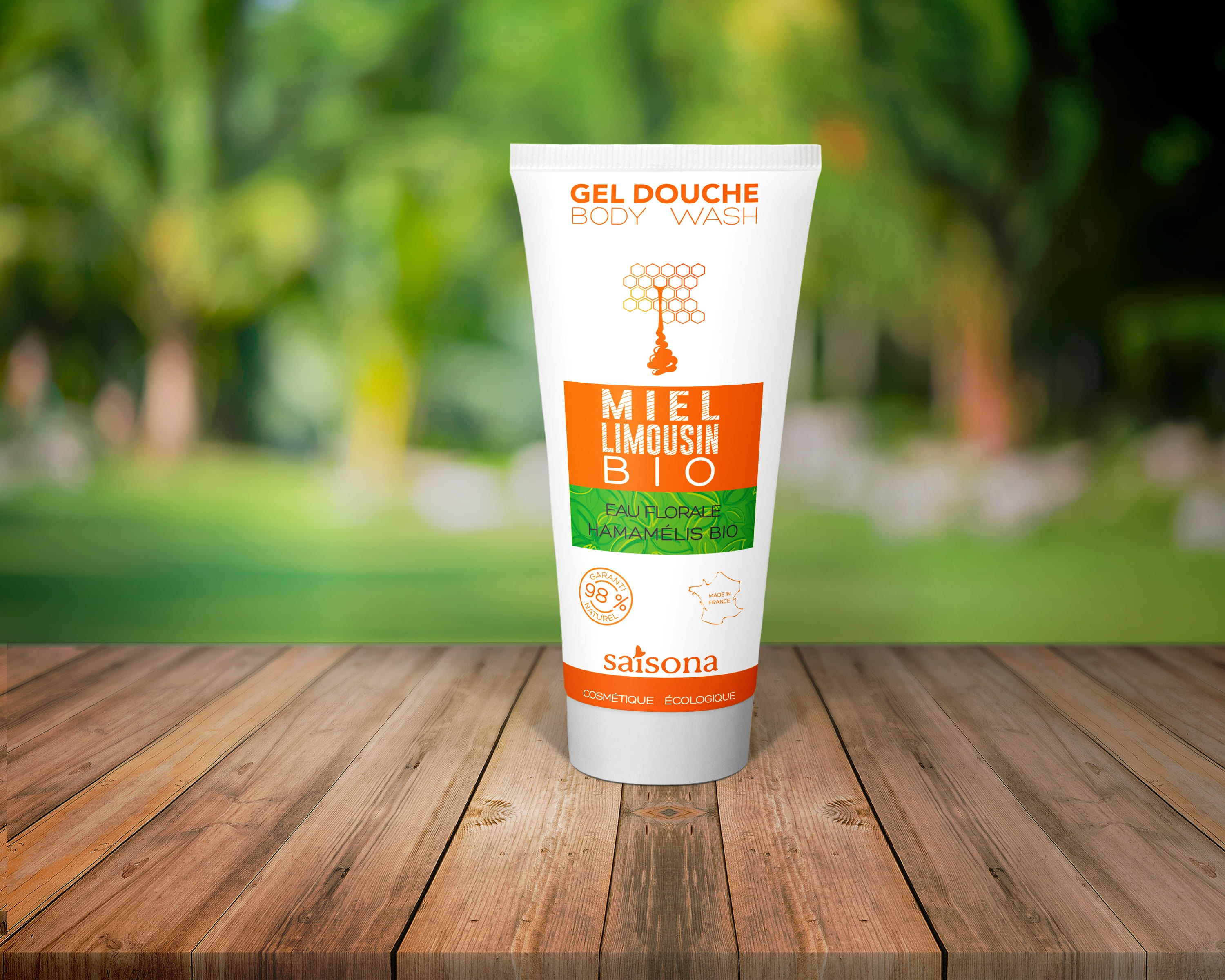 Gel douche naturel miel du limousin bio Nature & Découvertes