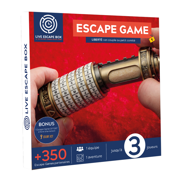 Escape box liberté 3 joueurs