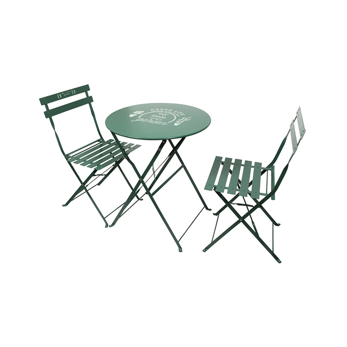 Table de jardin et 2 chaises little mark