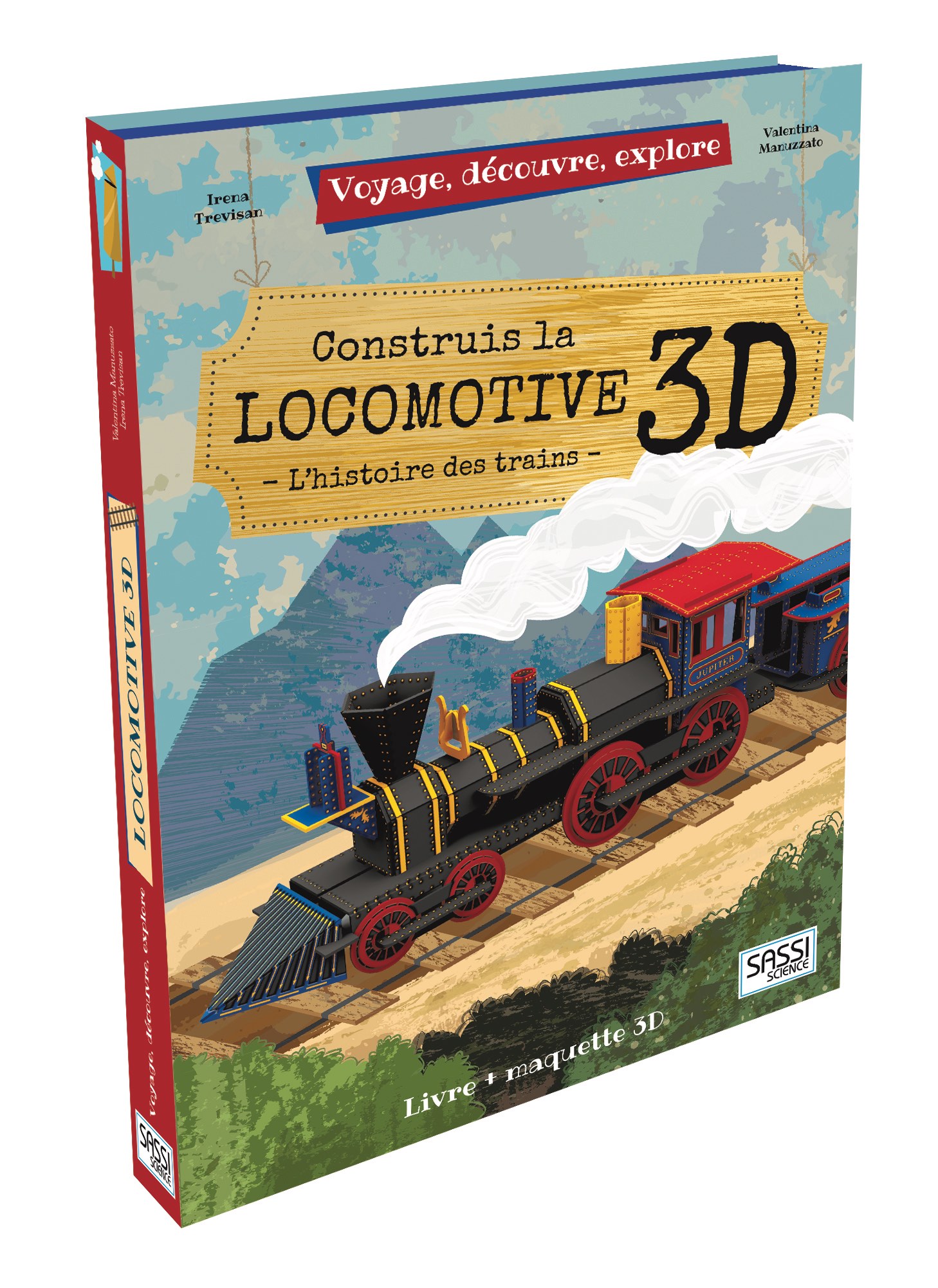 Construis la locomotive 3d