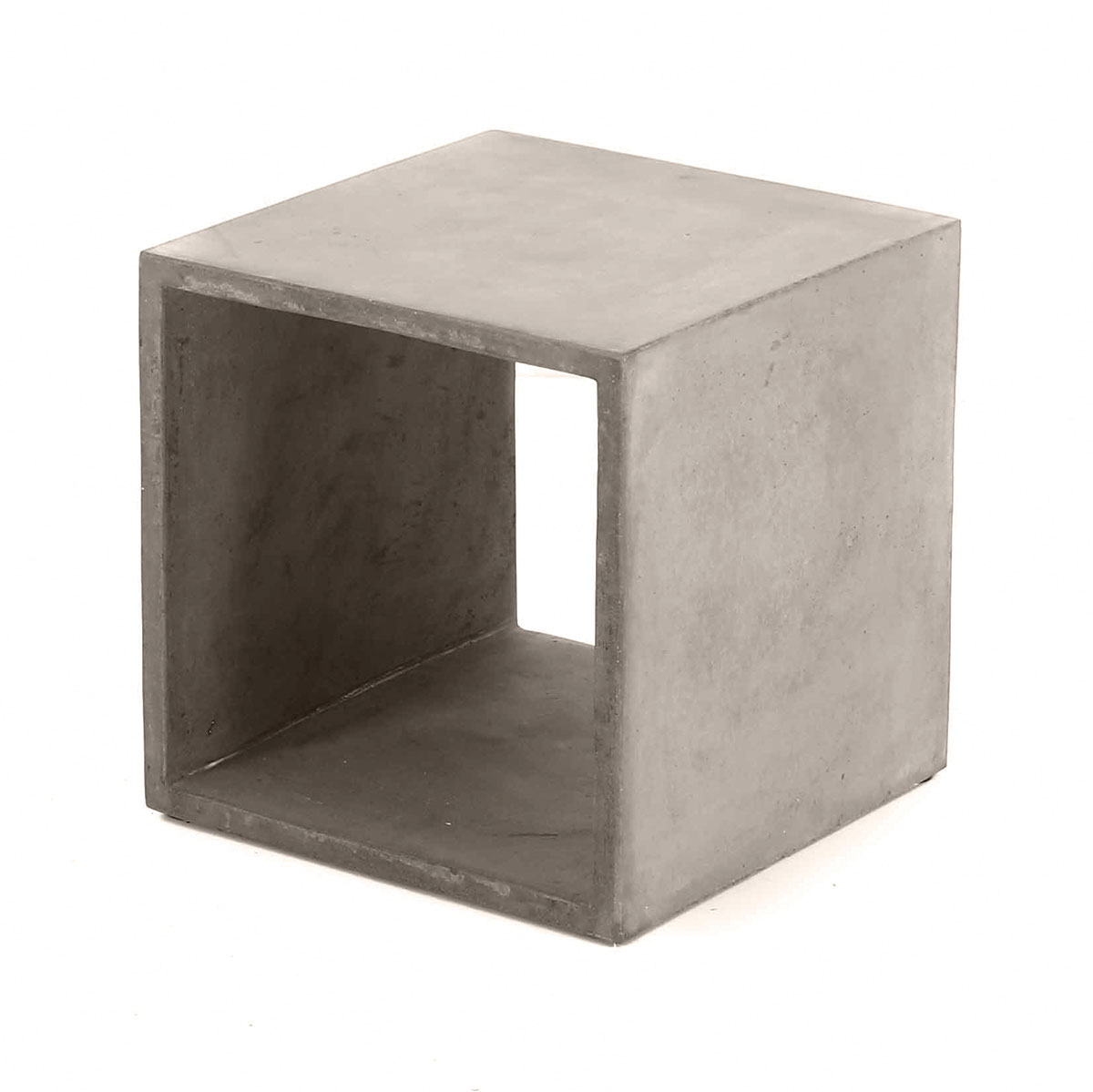 Cube béton gris clair hermitage